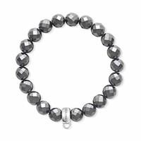 Thomas Sabo hematite charm bracelet - 17.5cm