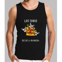 the bulls from the sidelines. sanferminera shirt