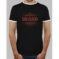 the lack of beard tshirt baseball man