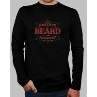 the lack of beard man long sleeve shirt