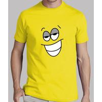 the confused - man, short sleeve yellow.