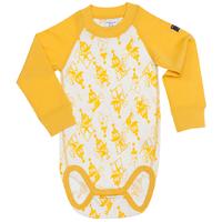 Thermal Merino Baby Bodysuit - Orange quality kids boys girls