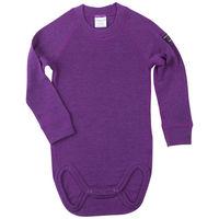 Thermal Merino Baby Bodysuit - Purple quality kids boys girls