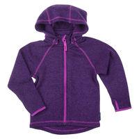 Thermal Knitted Baby Hoodie - Purple quality kids boys girls