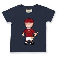 the gaa store galway baby mascot tee boys hurling navy