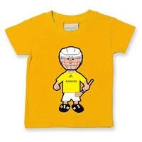 The GAA Store Antrim Baby Mascot Tee - Boys - Hurling - Yellow