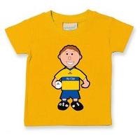 the gaa store clare baby mascot tee boys football yellow