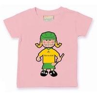 The GAA Store Donegal Baby Mascot Tee - Girls - Camogie - Pale Pink