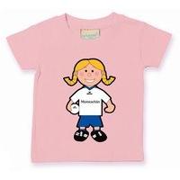 the gaa store monaghan baby mascot tee girls football pale pink