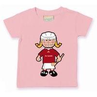 The GAA Store Westmeath Baby Mascot Tee - Girls - Camogie - Pale Pink