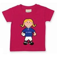 the gaa store cavan baby mascot tee girls football fuchsia