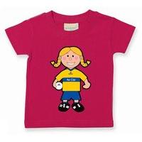 The GAA Store Clare Baby Mascot Tee - Girls - Football - Fuchsia