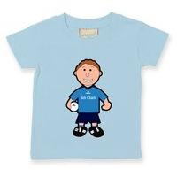 the gaa store dublin baby mascot tee boys football pale blue