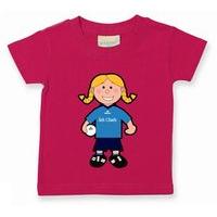 the gaa store dublin baby mascot tee girls football fuchsia