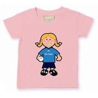 the gaa store dublin baby mascot tee girls football pale pink