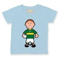 the gaa store kerry baby mascot tee boys football pale blue