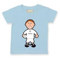 the gaa store kildare baby mascot tee boys football pale blue