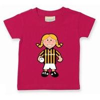 the gaa store kilkenny baby mascot tee girls football fuchsia