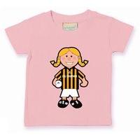 the gaa store kilkenny baby mascot tee girls football pale pink