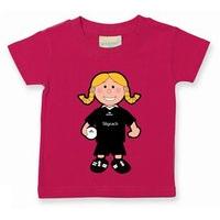The GAA Store Sligo Baby Mascot Tee - Girls - Football - Fuchsia