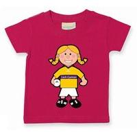 The GAA Store Wexford Baby Mascot Tee - Girls - Football - Fuchsia