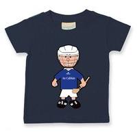 the gaa store cavan baby mascot tee boys hurling navy