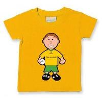 the gaa store donegal baby mascot tee boys football yellow