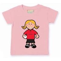 The GAA Store Down Baby Mascot Tee - Girls - Football - Pale Pink