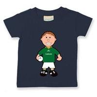 the gaa store leitrim baby mascot tee boys football navy