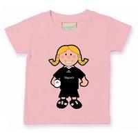 The GAA Store Sligo Baby Mascot Tee - Girls - Football - Pale Pink