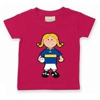 The GAA Store Tipperary Baby Mascot Tee - Girls - Football - Fuchsia