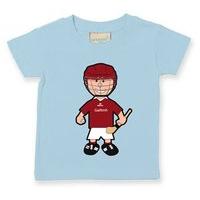 The GAA Store Galway Baby Mascot Tee - Boys - Hurling - Pale Blue
