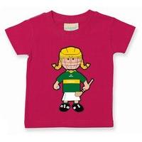 The GAA Store Kerry Baby Mascot Tee - Girls - Camogie - Fuchsia