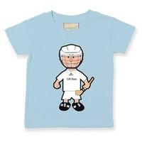 The GAA Store Kildare Baby Mascot Tee - Boys - Hurling - Pale Blue