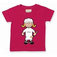 The GAA Store Kildare Baby Mascot Tee - Girls - Camogie - Fuchsia