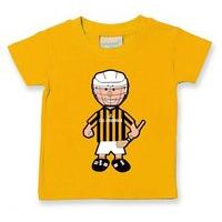 the gaa store kilkenny baby mascot tee boys hurling yellow