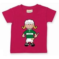 The GAA Store London Baby Mascot Tee - Girls - Camogie - Fuchsia