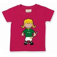 The GAA Store Meath Baby Mascot Tee - Girls - Camogie - Fuchsia