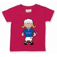 The GAA Store New York Baby Mascot Tee - Girls - Camogie - Fuchsia