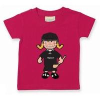 The GAA Store Sligo Baby Mascot Tee - Girls - Camogie - Fuchsia