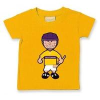 the gaa store wexford baby mascot tee boys hurling yellow