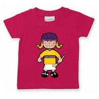 The GAA Store Wexford Baby Mascot Tee - Girls - Camogie - Fuchsia