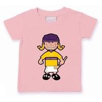 the gaa store wexford baby mascot tee girls camogie pale pink