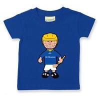 The GAA Store Wicklow Baby Mascot Tee - Boys - Hurling - Royal