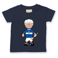 The GAA Store Laois Baby Mascot Tee - Boys - Hurling - Navy