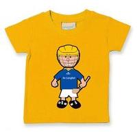 the gaa store longford baby mascot tee boys hurling yellow