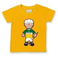 the gaa store offaly baby mascot tee boys hurling yellow