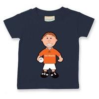 the gaa store armagh baby mascot tee boys football navy