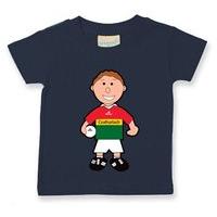 the gaa store carlow baby mascot tee boys football navy