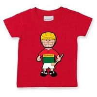 The GAA Store Carlow Baby Mascot Tee - Boys - Hurling - Red